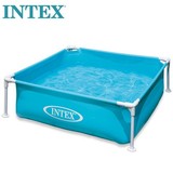 INTEX免充气方形管架戏水池 海洋球池儿童游泳池 沙池钓鱼池包邮