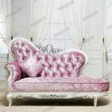 新古典沙发欧式实木贵妃椅美式贵妃椅长脚凳贵妃椅美人靠 现货