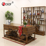 特价中式仿古榆木明清家具实木书桌子 1.8米办公桌 电脑桌写字台