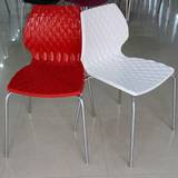 简约现代塑料椅时尚餐椅创意休闲咖啡椅靠背椅办公椅接待洽谈椅子