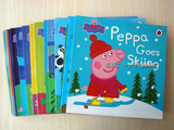 特价-英文语绘本peppa pig粉红猪小妹故事17册套装包邮赠音频视频