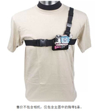 Gopro 简易单肩胸带 Hero4 3+ 3 2 配件 小蚁摄像机胸前固定背带