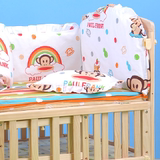 婴儿床上用品七套件纯棉秋冬季新生宝宝床品床围件被子全棉七件套