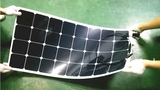 100w 磨砂 汽车载太阳能电池板半柔性 房车改装 超薄美国sunpower
