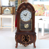 包邮丽盛时钟仿古欧式座钟创意复古台钟表装饰品摆设古典石英钟