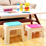 餐桌凳塑料小凳子创意儿童小板凳宝宝矮凳浴室方凳加厚成人换鞋凳