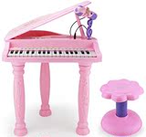 新款q37键儿童电子琴带麦克风14岁音乐多功能小钢琴女孩玩具