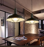 Loft美式乡村餐厅咖啡厅酒吧台走廊复古工业个性创意led单头吊灯