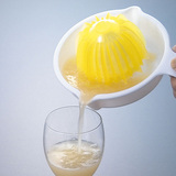 日本进口正品 SANADA塑料手动榨汁机橙子柠檬果汁简易榨汁器