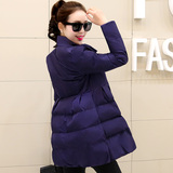 【预售】冬装年货新款修身中长款棉衣女韩版立领显瘦加厚棉袄外套