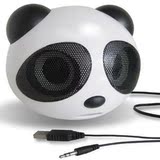 USB多媒体笔记本音响台式电脑熊猫迷你小巧音箱手机便携重低音炮