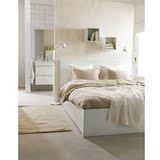 温馨宜家IKEA利布罗玛被套和枕套亚麻面料床品套装欧式风格