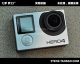 GoPro HERO 4 银色/黑色 可升级。精灵可用，可潜水，车用