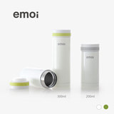 emoi基本生活 不锈钢双层真空保温杯 创意旅行保温瓶 大容量H1053