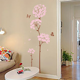 创意客厅背景墙壁自粘墙纸贴画温馨卧室床头墙面上装饰花卉墙贴纸