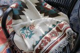 茜茜李 美式乡村 布艺毯子流苏民族 印第安沙发毯棉毯线毯 kilimn
