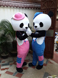 可爱大熊猫公仔服装成人演出大型演台穿人偶情侣熊猫卡通人偶服装