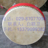10寸红鼓法鼓中国红牛皮鼓鼓身实木鼓面选用纯牛皮结实耐打击锣鼓