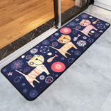 创意卡通猫咪进门地垫门垫厨房卧室长条地毯防滑脚垫子床边毯