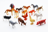 仿真动物模型玩具儿童认知玩具摆件牛羊鸡鸭马猪虎狮实心动物安全