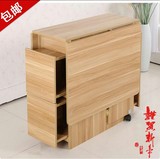 家用实木质多功能餐桌小户型可伸缩简易折叠餐桌饭桌木椅凳子组合