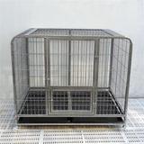 新双层不锈钢狗笼子 宠物店寄养笼 小型犬泰迪专用笼子 猫笼子全