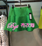 依莎菲尔 专柜正品夏款亮丽可爱时装短裙半裙Q5078QM 绿色