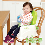 儿童餐椅宝宝餐凳便捷折叠婴幼儿BB吃饭塑料宜家可调档多功能餐椅