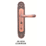 锁芯专家 豪华套装门锁 仿红古铜防盗门执手 锁 孔距235mm通用