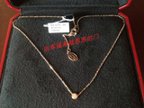 恩恩 欧洲代购 卡地亚 CARTIER 小型款 玫瑰金钻石 项链 B7215700