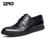 【2016年新品】Zero零度 商务皮鞋 正装皮鞋底低帮鞋男鞋手工鞋