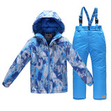 2015冬季新款儿童滑雪服套装男童加厚超保暖防风防水滑雪衣棉内胆