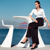 【巧美瑞】时尚创意玻璃钢休闲椅玻璃钢家具玻璃钢户外防水高吧凳