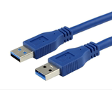 USB3.0公对公数据线 AM-AM连接线 移动硬盘盒数据线 0.3米-5米