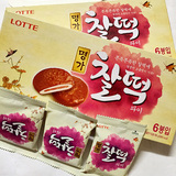 韩国特产进口食品 韩国LOTTE乐天民族打糕糯米夹心巧克力派31g