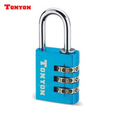 TONYON通用铝制箱包锁抽屉锁密码防盗挂锁学生锁K25007正品
