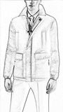 英国代购 博柏利 burberry 男装 皮革装饰加垫战地夹克 39341391