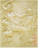 砂岩浮雕欧式人物壁饰 浴场背景墙天使美女图壁画 沙雕可定做雕塑