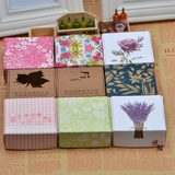 手工皂包装盒 牛皮纸 镂空纸盒飞机盒 彩色礼品盒多款式