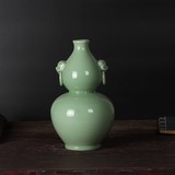 景德镇陶瓷器 影青釉葫芦仿古花瓶 客厅家居装饰工艺品摆件