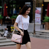 2016夏季新款女士锁扣女包韩版时尚潮手提斜挎包单肩小方包