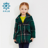 未来之星2015新款韩版女童呢大衣外套中长款儿童呢子加厚冬装