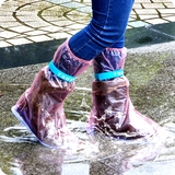 天雨鞋雨秋冬季防雨防水鞋套男女中高筒雨靴套加厚防滑鞋套成人