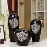 创意古典手工陶瓷艺术品花瓶摆设室内家居装饰品摆件新房结婚礼品