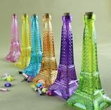 埃菲尔铁塔玻璃瓶彩虹瓶漂流瓶星星瓶/彩红瓶专用塔形木塞玻璃瓶