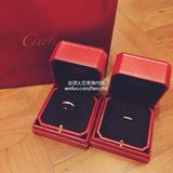 派大欣香港代购 卡地亚Cartier基本款戒指结婚对戒 玫瑰金/黄金