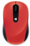 蓝影无线鼠标红粉黑色左右手人体工学USB微软Sculpt无线便携鼠标