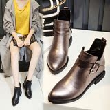 特妃温莎2016秋冬季女鞋专柜正品款卡斯高一代佳人性感新款短靴子