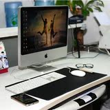 苹果电脑笔记本桌垫 键盘鼠标超大游戏桌垫 舒适皮质加厚办公桌垫