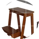 内梯子 木制梯椅换鞋凳超结实凳子登高凳实木家用折叠梯凳 两用室